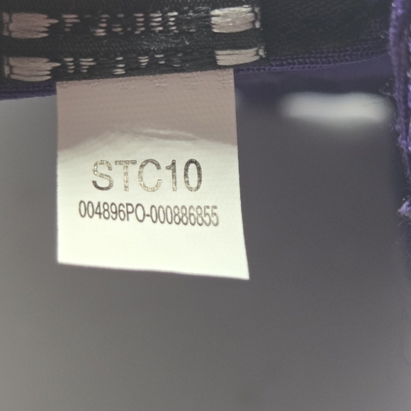 Sport Tek Flex Fit Purple Yellow Lake Outlaw Embroidered Mesh Fishing Hat - Picture 8 of 9